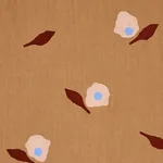 AQUINNAH HAND BLOCK fabric CAMEL color by Schumacher