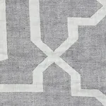 ARABESQUE MAZE SHEER fabric GREY color by Schumacher