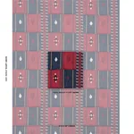 ARAVALI PATCHWORK Fabric – CERISE AND INK | Schumacher | Wal ARAVALI PATCHWORK fabric CERISE AND INK color by Schumacher