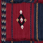 ARAVALI PATCHWORK Fabric – CERISE AND INK | Schumacher | Wal ARAVALI PATCHWORK fabric CERISE AND INK color by Schumacher