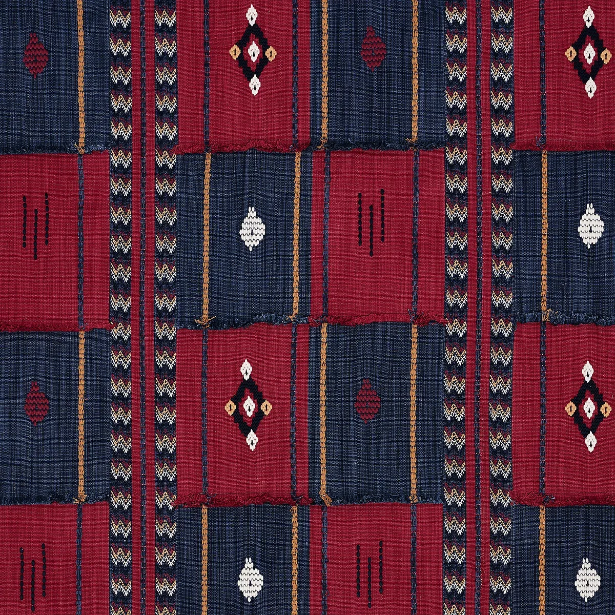 82091 | ARAVALI PATCHWORK – CERISE AND INK