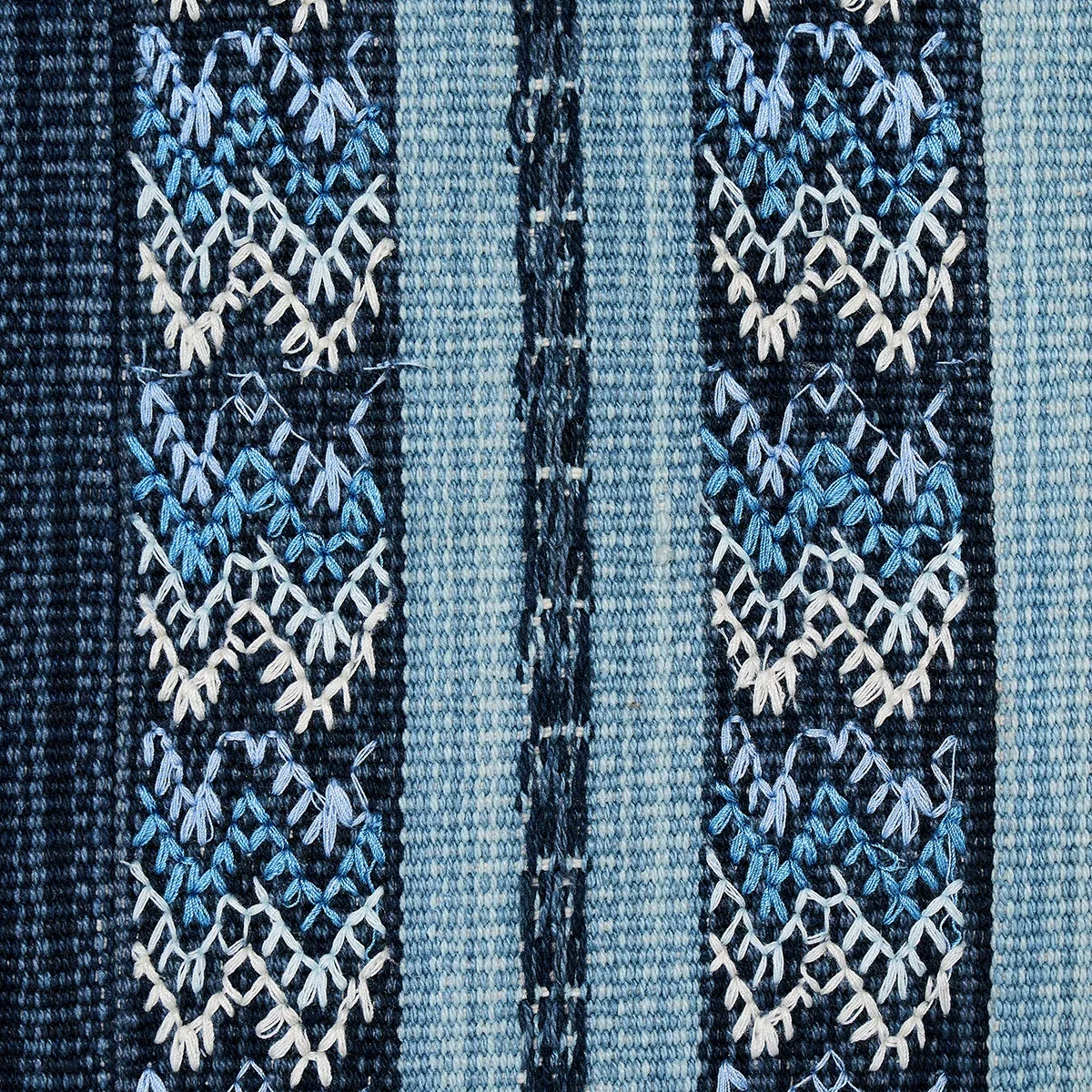 ARAVALI PATCHWORK Fabric – DENIM AND INDIGO | Schumacher | W ARAVALI PATCHWORK fabric DENIM AND INDIGO color by Schumacher
