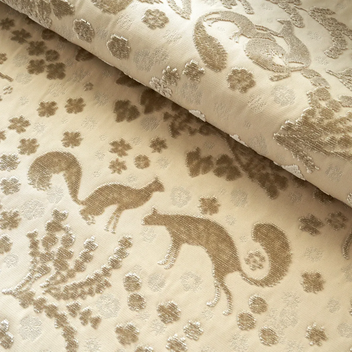 ARBOR FOREST fabric CHAMPAGNE color by Schumacher