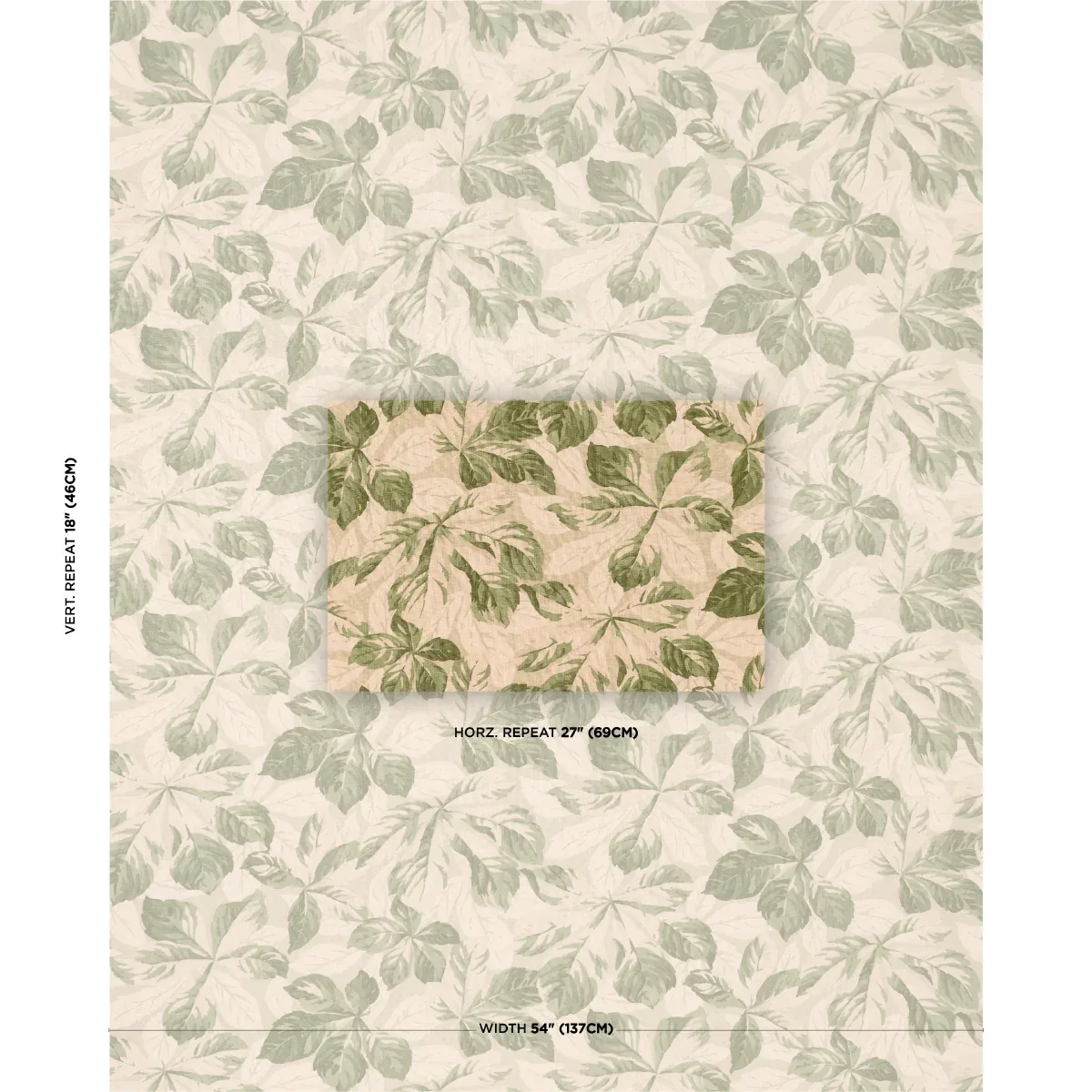 ARBOREAL Fabric – SAGE | Schumacher | Wallpaper Twins ARBOREAL fabric SAGE color by Schumacher