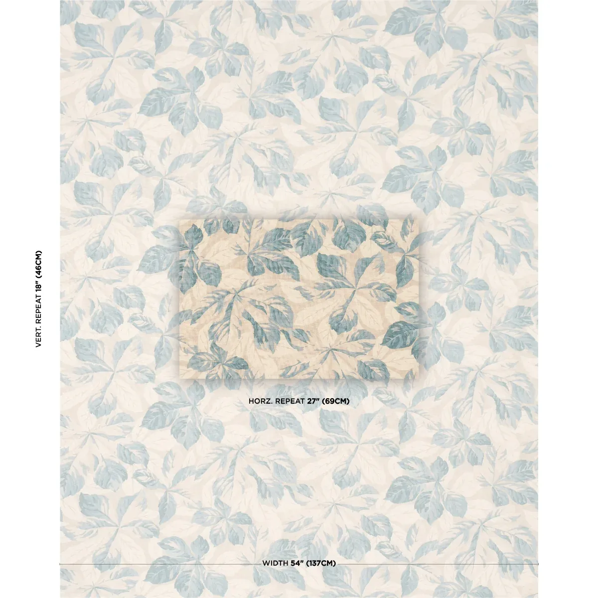 ARBOREAL fabric SKY color by Schumacher
