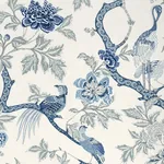 ARBRE CHINOIS Fabric – PORCELAIN | Schumacher | Wallpaper Tw ARBRE CHINOIS fabric PORCELAIN color by Schumacher