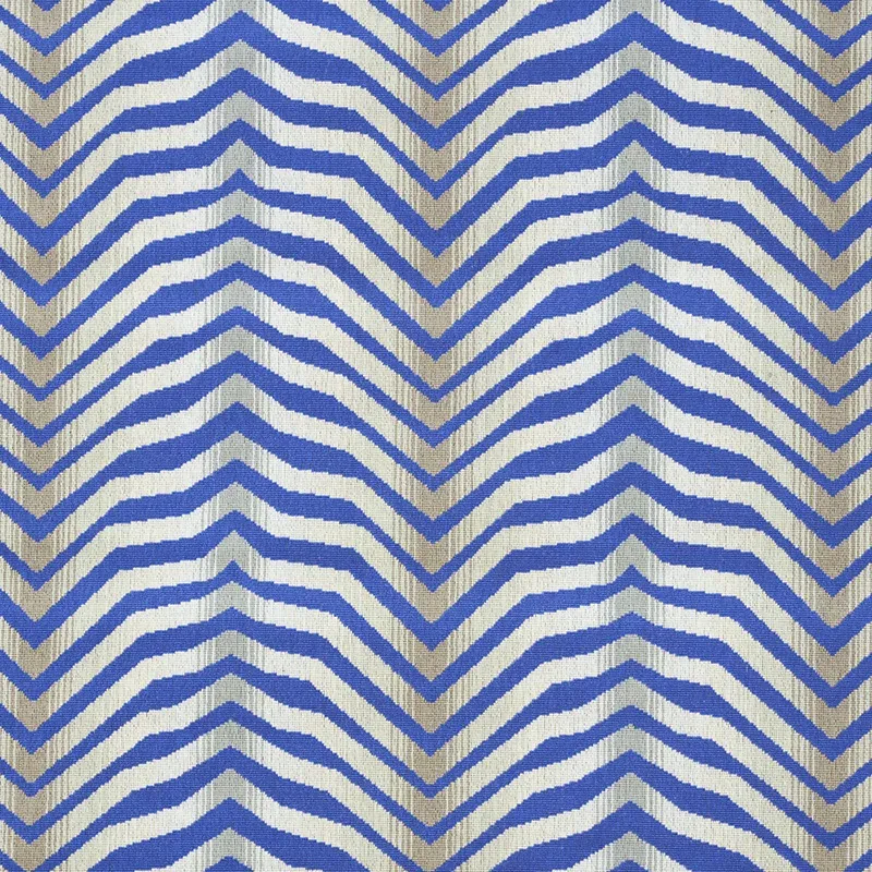 ARCURE ÉPINGLÉ fabric COBALT color by Schumacher