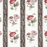 ARIANA FLORAL STRIPE Fabric – CHELSEA GARDEN | Schumacher | ARIANA FLORAL STRIPE fabric CHELSEA GARDEN color by Schumacher