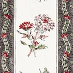 ARIANA FLORAL STRIPE Fabric – CHELSEA GARDEN | Schumacher | ARIANA FLORAL STRIPE fabric CHELSEA GARDEN color by Schumacher