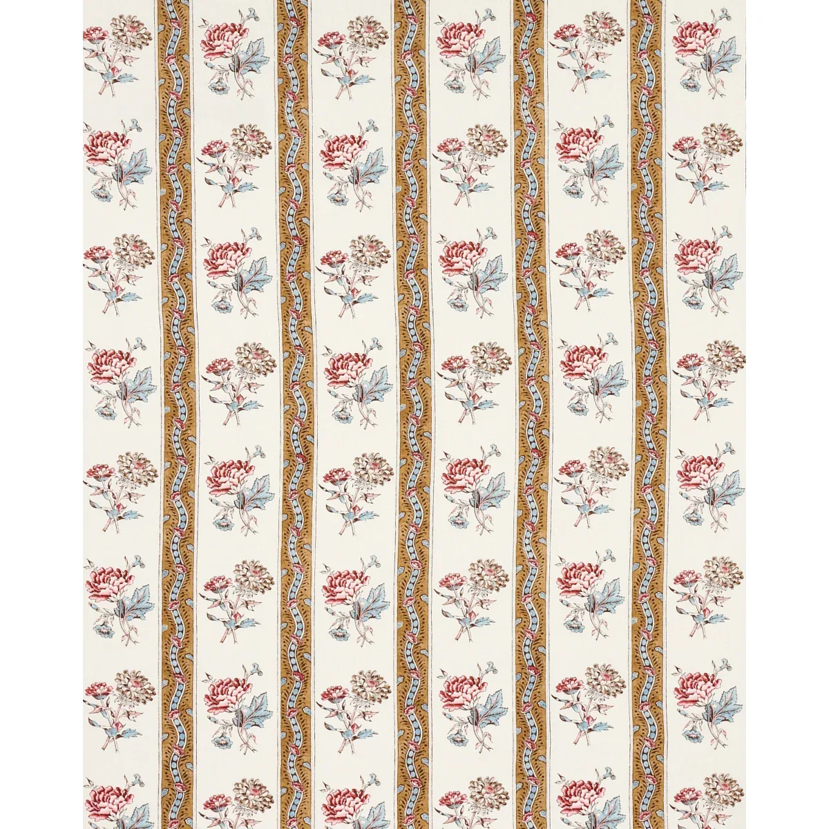 ARIANA FLORAL STRIPE Fabric – DOCUMENT | Schumacher | Wallpa ARIANA FLORAL STRIPE fabric DOCUMENT color by Schumacher