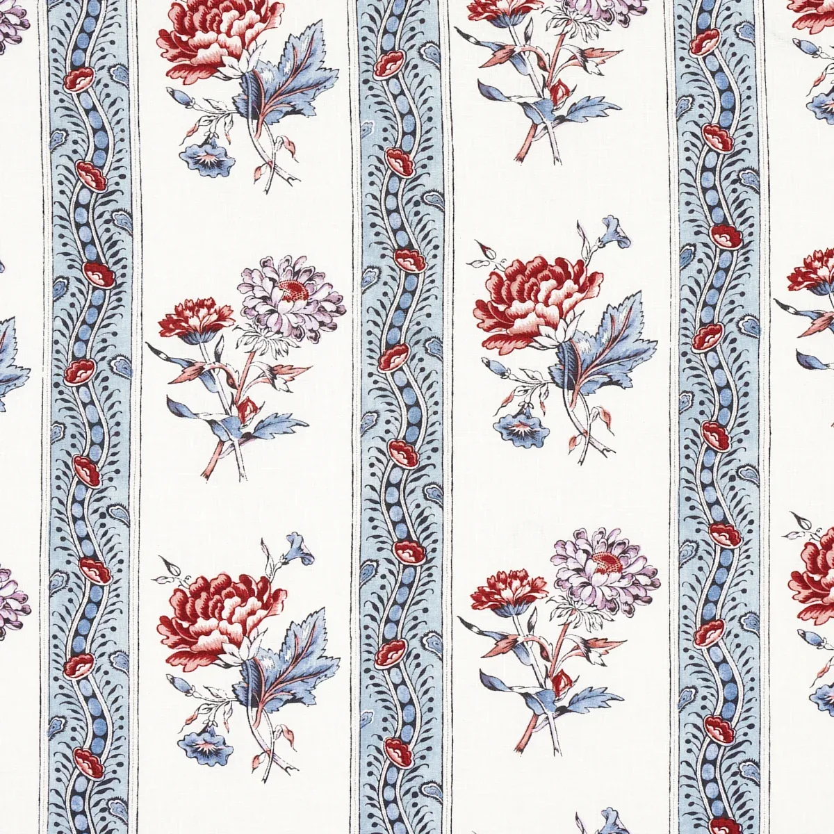 180241 | ARIANA FLORAL STRIPE – PEARLWARE BLUE