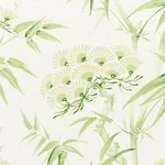 ARITA FLORAL fabric LEAF color by Schumacher