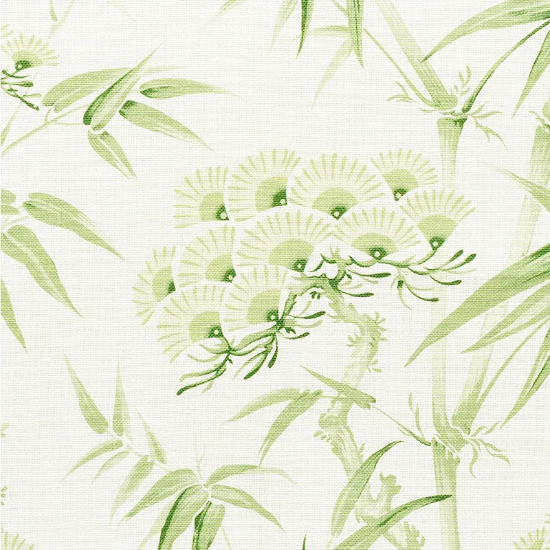 ARITA FLORAL fabric LEAF color by Schumacher