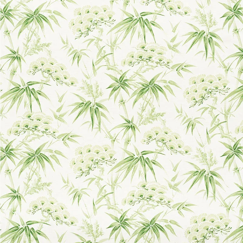 ARITA FLORAL fabric LEAF color by Schumacher