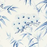 ARITA FLORAL Fabric – PORCELAIN | Schumacher | Wallpaper Twi ARITA FLORAL fabric PORCELAIN color by Schumacher
