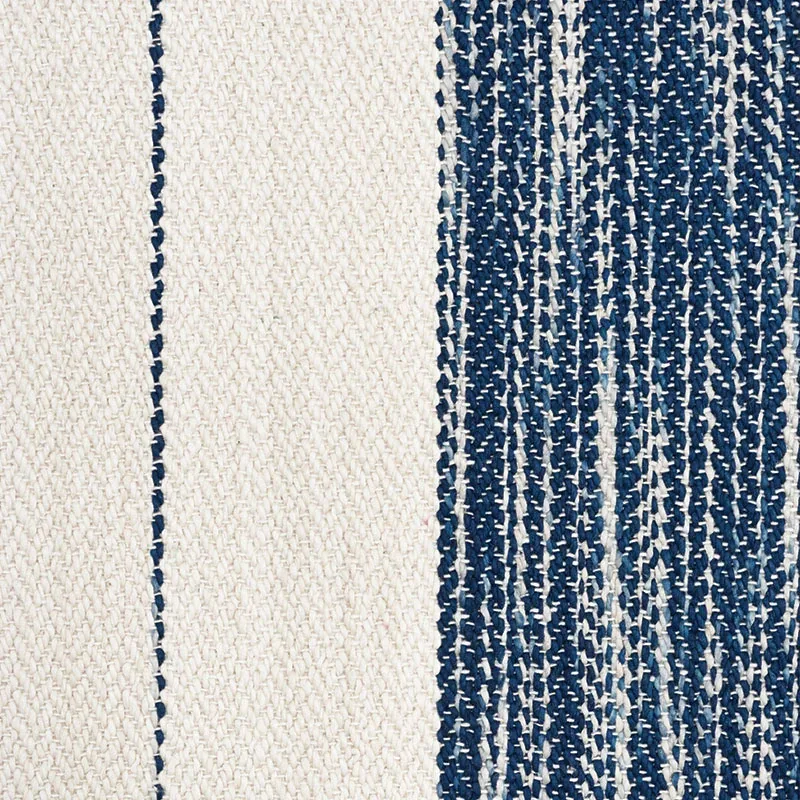 ARROYO STRIPE Fabric – INDIGO | Schumacher | Wallpaper Twins ARROYO STRIPE fabric INDIGO color by Schumacher