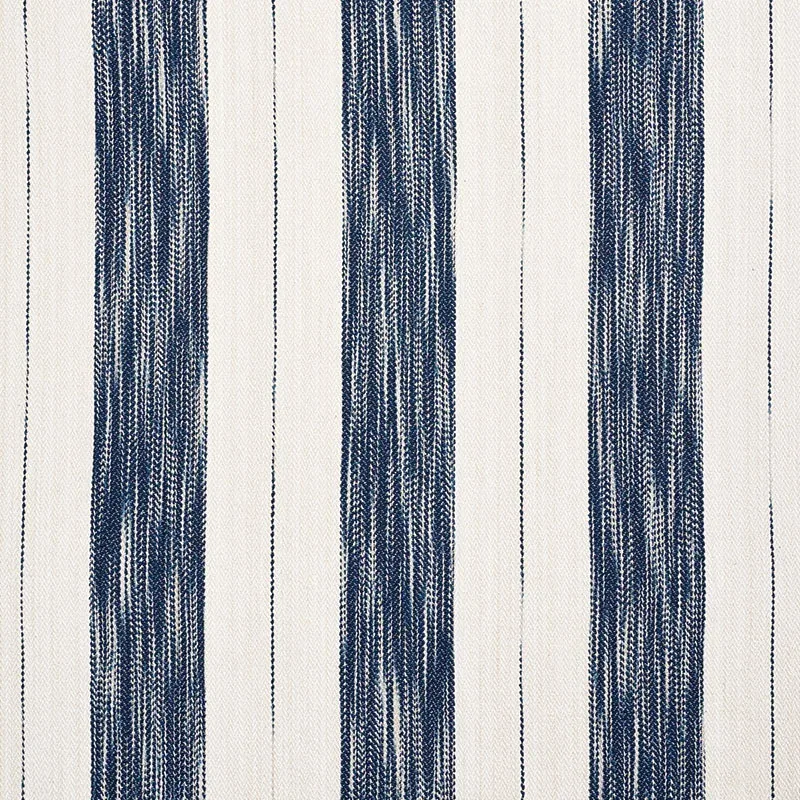 ARROYO STRIPE fabric INDIGO color by Schumacher