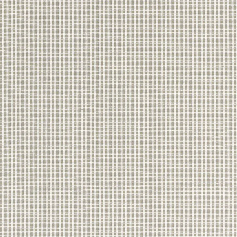ARUBA CHECK fabric STONE color by Schumacher