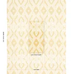 ASAKA IKAT Fabric – BUTTERCUP | Schumacher | Wallpaper Twins ASAKA IKAT fabric BUTTERCUP color by Schumacher