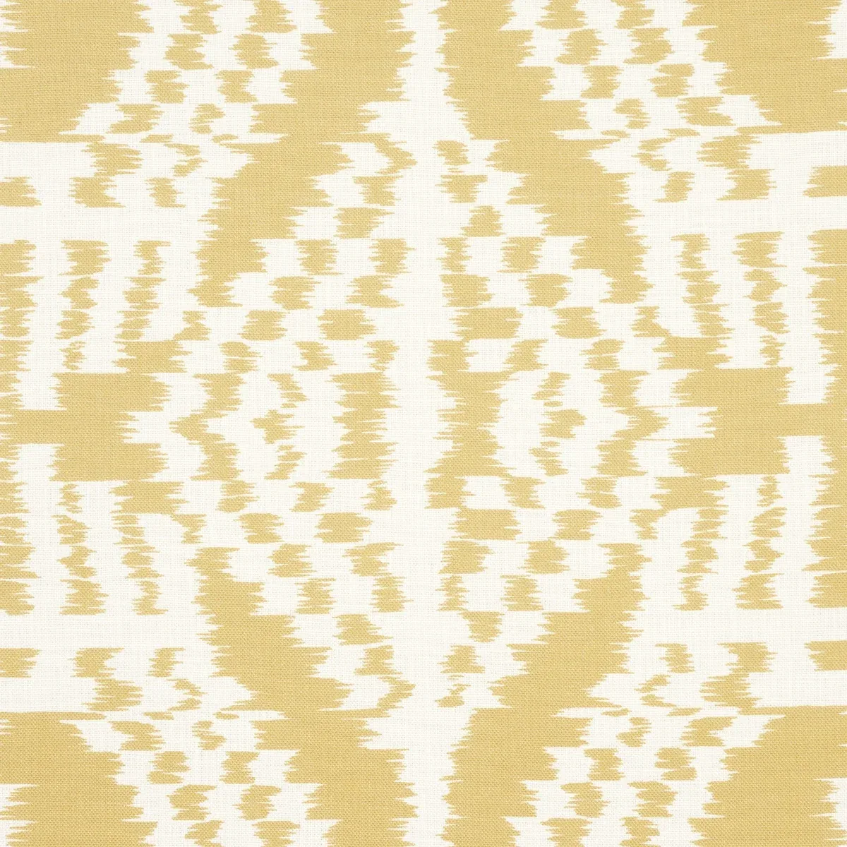 ASAKA IKAT Fabric – BUTTERCUP | Schumacher | Wallpaper Twins ASAKA IKAT fabric BUTTERCUP color by Schumacher