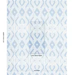 ASAKA IKAT Fabric – CHAMBRAY | Schumacher | Wallpaper Twins ASAKA IKAT fabric CHAMBRAY color by Schumacher
