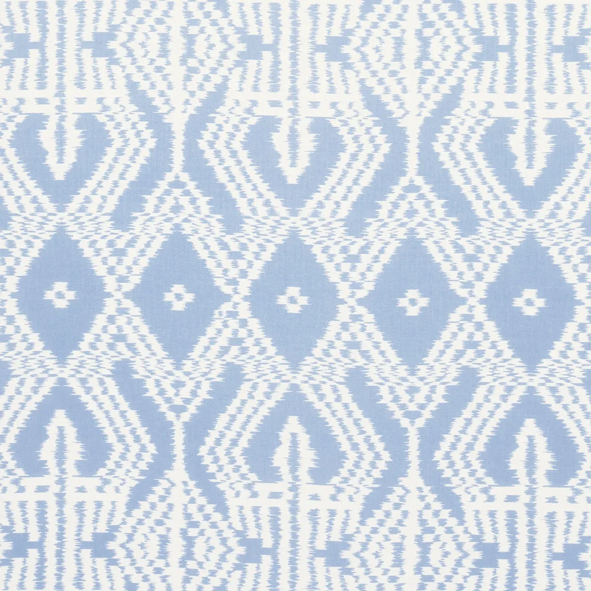 ASAKA IKAT Fabric – CHAMBRAY | Schumacher | Wallpaper Twins ASAKA IKAT fabric CHAMBRAY color by Schumacher