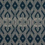 ASAKA IKAT Fabric – INDIGO | Schumacher | Wallpaper Twins ASAKA IKAT fabric INDIGO color by Schumacher