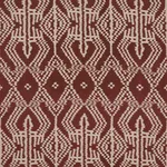 ASAKA IKAT Fabric – RAISIN | Schumacher | Wallpaper Twins ASAKA IKAT fabric RAISIN color by Schumacher