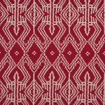 ASAKA IKAT Fabric – RED | Schumacher | Wallpaper Twins ASAKA IKAT fabric RED color by Schumacher
