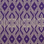 ASAKA IKAT Fabric – VIOLET | Schumacher | Wallpaper Twins ASAKA IKAT fabric VIOLET color by Schumacher