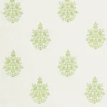 ASARA FLOWER SHEER fabric GREEN color by Schumacher