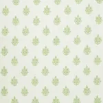 ASARA FLOWER SHEER fabric GREEN color by Schumacher