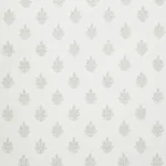 ASARA FLOWER SHEER fabric GREY color by Schumacher
