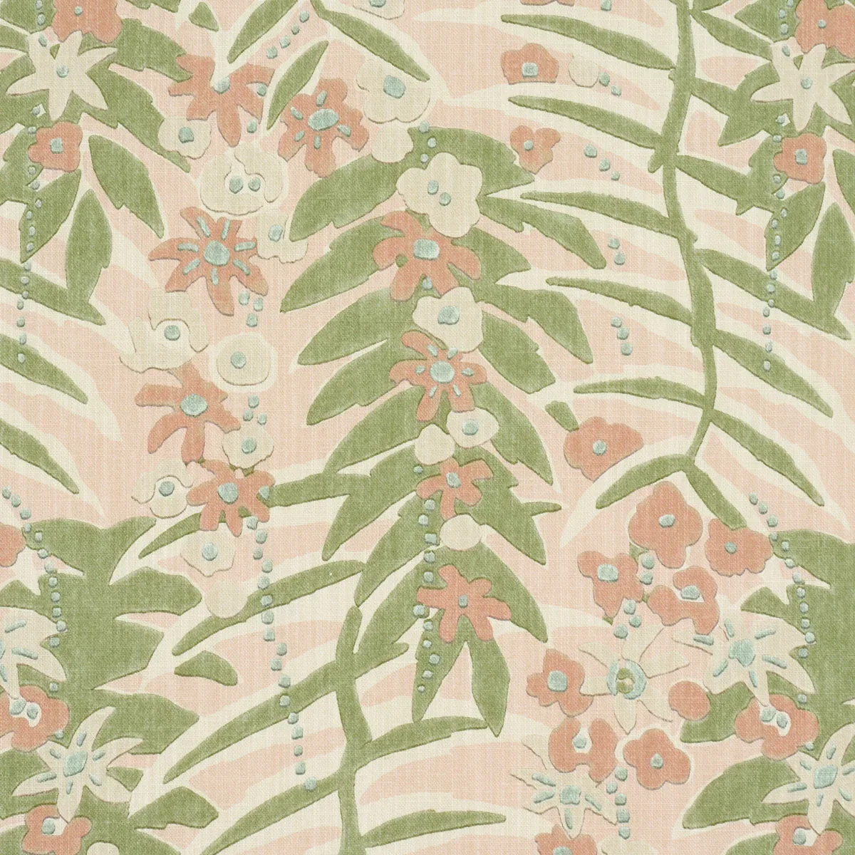 ASHBEE BOTANICAL fabric PETAL color by Schumacher