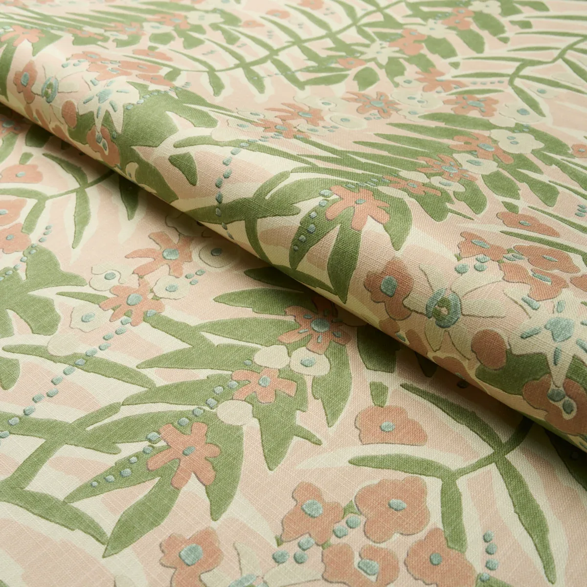 ASHBEE BOTANICAL fabric PETAL color by Schumacher