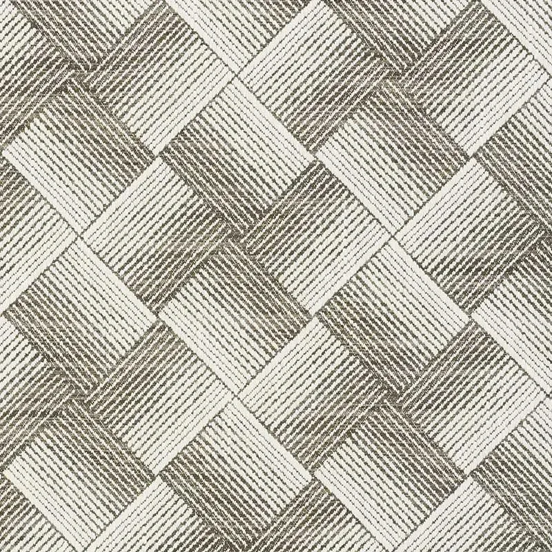 ASHBERG fabric CHARCOAL color by Schumacher
