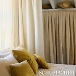 ASHCOMBE CHENILLE fabric MOONSTONE color by Schumacher
