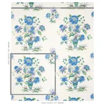 ASHFORD LINEN Fabric – CORNFLOWER AND LILAC | Schumacher | W ASHFORD LINEN fabric CORNFLOWER AND LILAC color by Schumacher