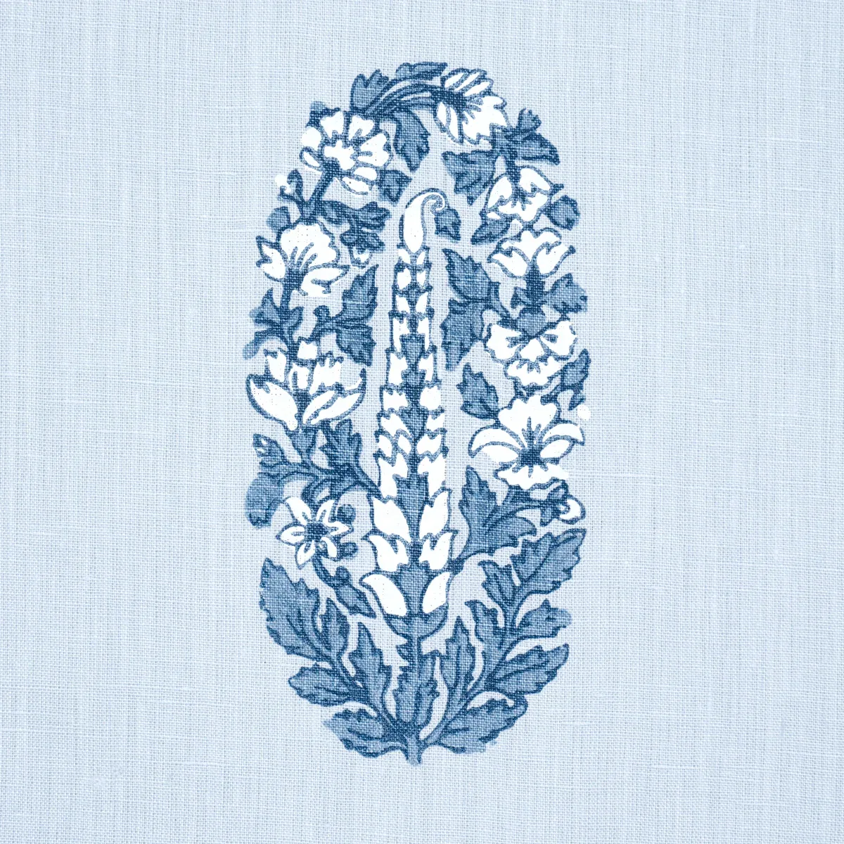 ASKANDRA FLOWER Fabric – CHAMBRAY | Schumacher | Wallpaper T ASKANDRA FLOWER fabric CHAMBRAY color by Schumacher