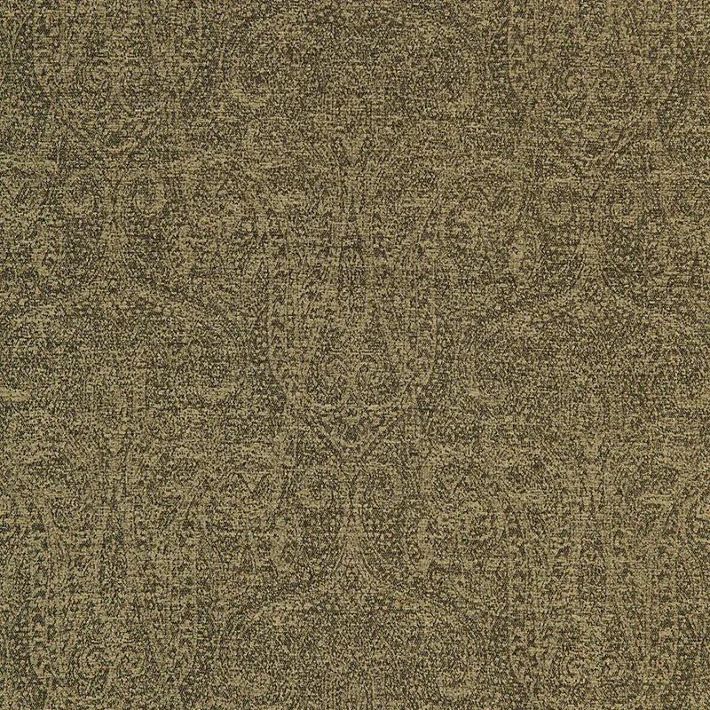 ASTOR CHENILLE PAISLEY fabric EBONY color by Schumacher
