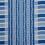 ATCHISON fabric BLUE color by Schumacher