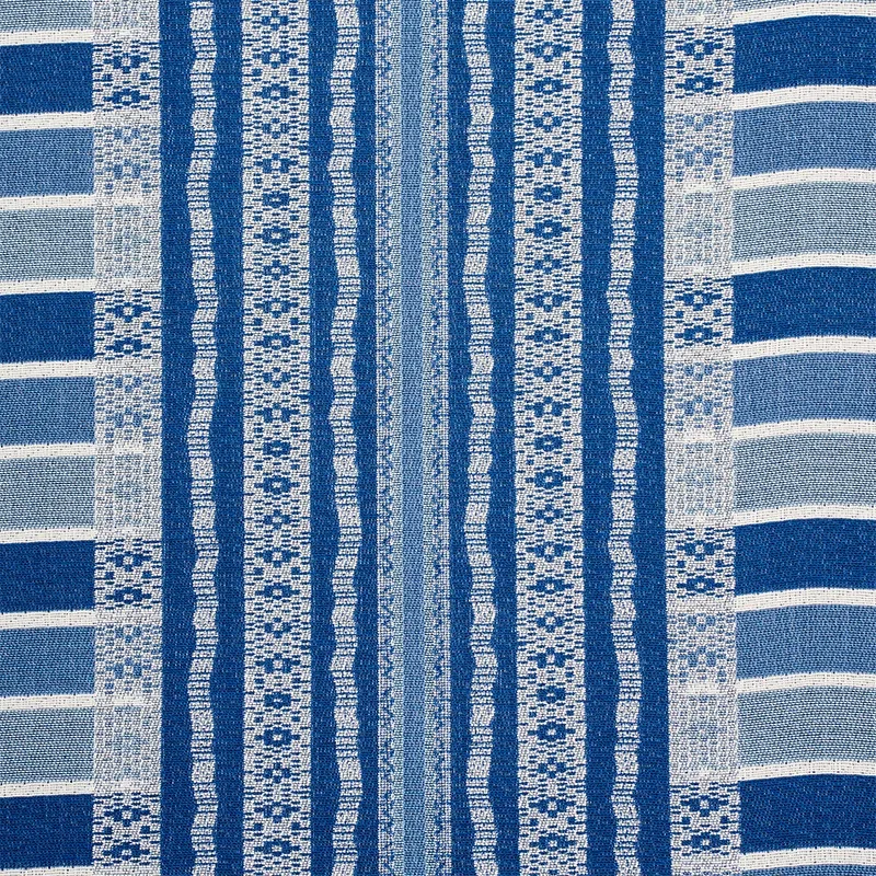 ATCHISON fabric BLUE color by Schumacher