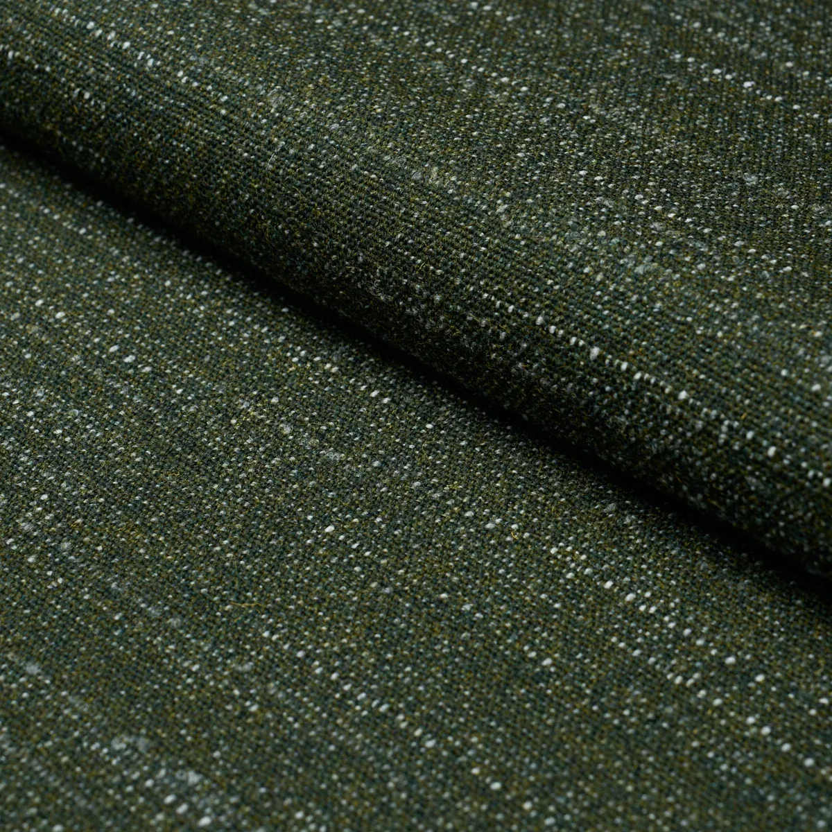 ATLAS WOOL TEXTURE fabric BOTTLE GREEN color by Schumacher