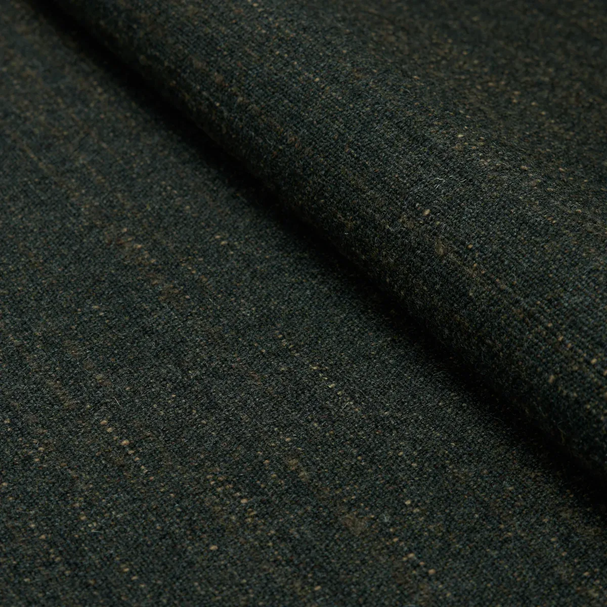 ATLAS WOOL TEXTURE fabric CHARCOAL color by Schumacher