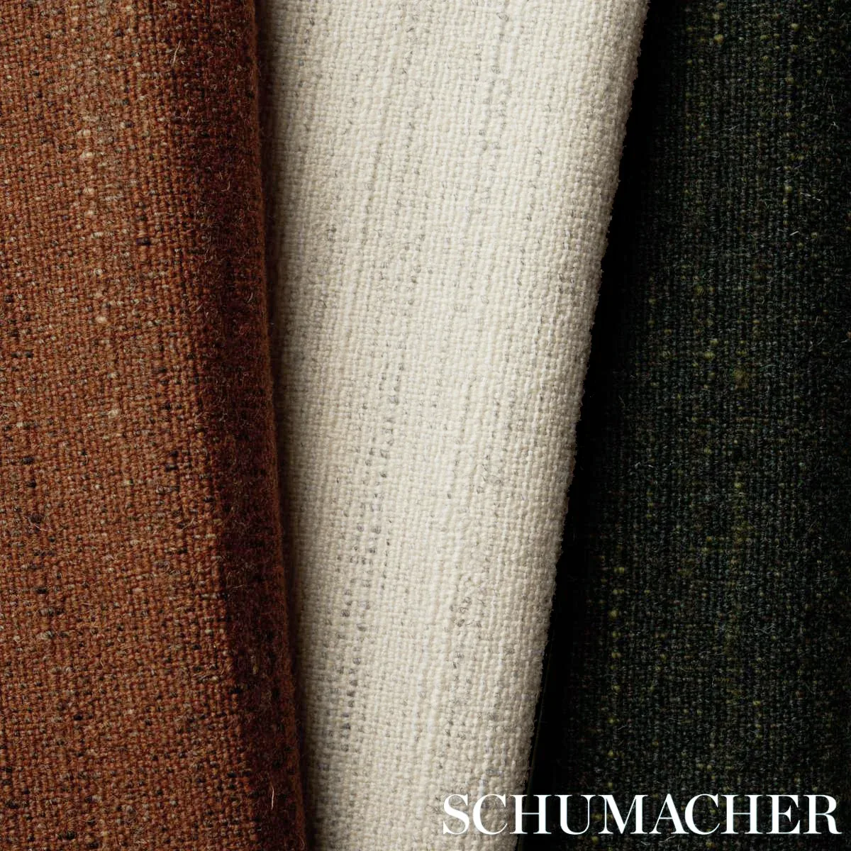 ATLAS WOOL TEXTURE Fabric – IVORY | Schumacher | Wallpaper T ATLAS WOOL TEXTURE fabric IVORY color by Schumacher