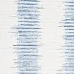 ATTLEBORO IKAT fabric BLUES color by Schumacher