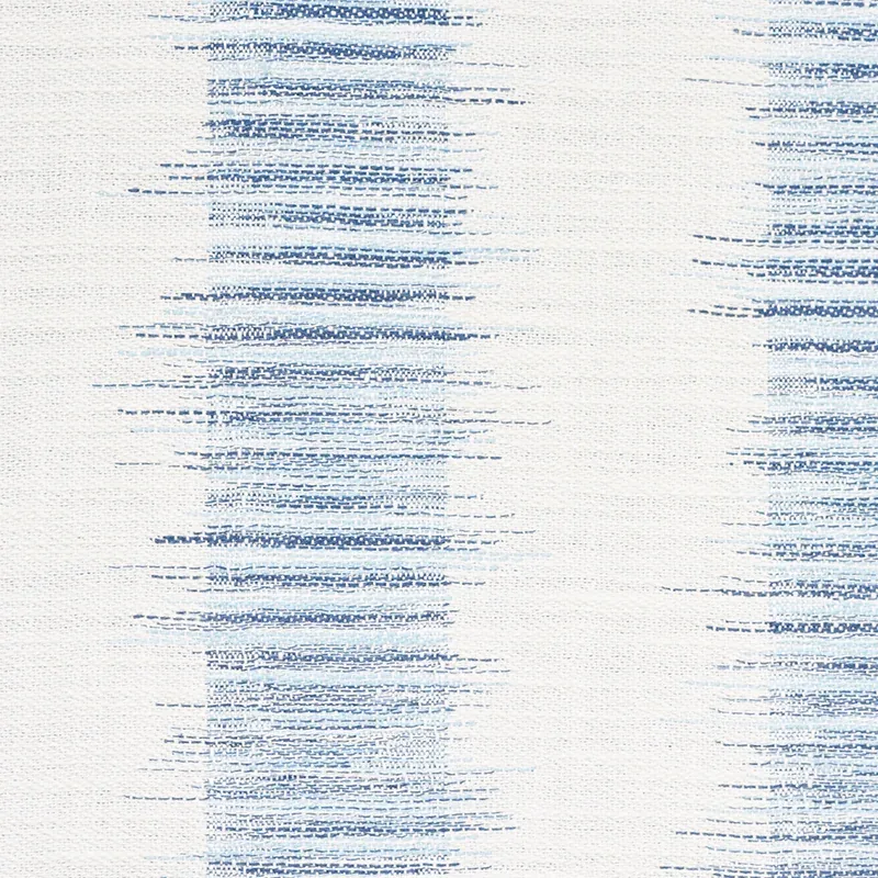 ATTLEBORO IKAT fabric BLUES color by Schumacher
