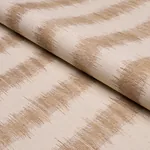 ATTLEBORO IKAT fabric FAWN color by Schumacher