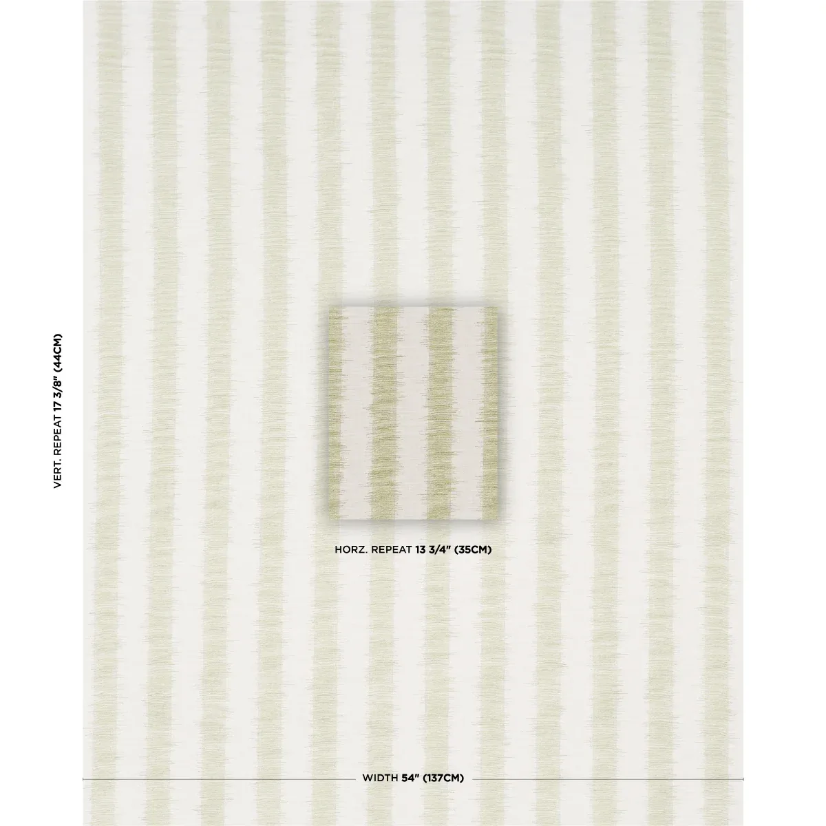 ATTLEBORO IKAT Fabric – LEAF | Schumacher | Wallpaper Twins ATTLEBORO IKAT fabric LEAF color by Schumacher
