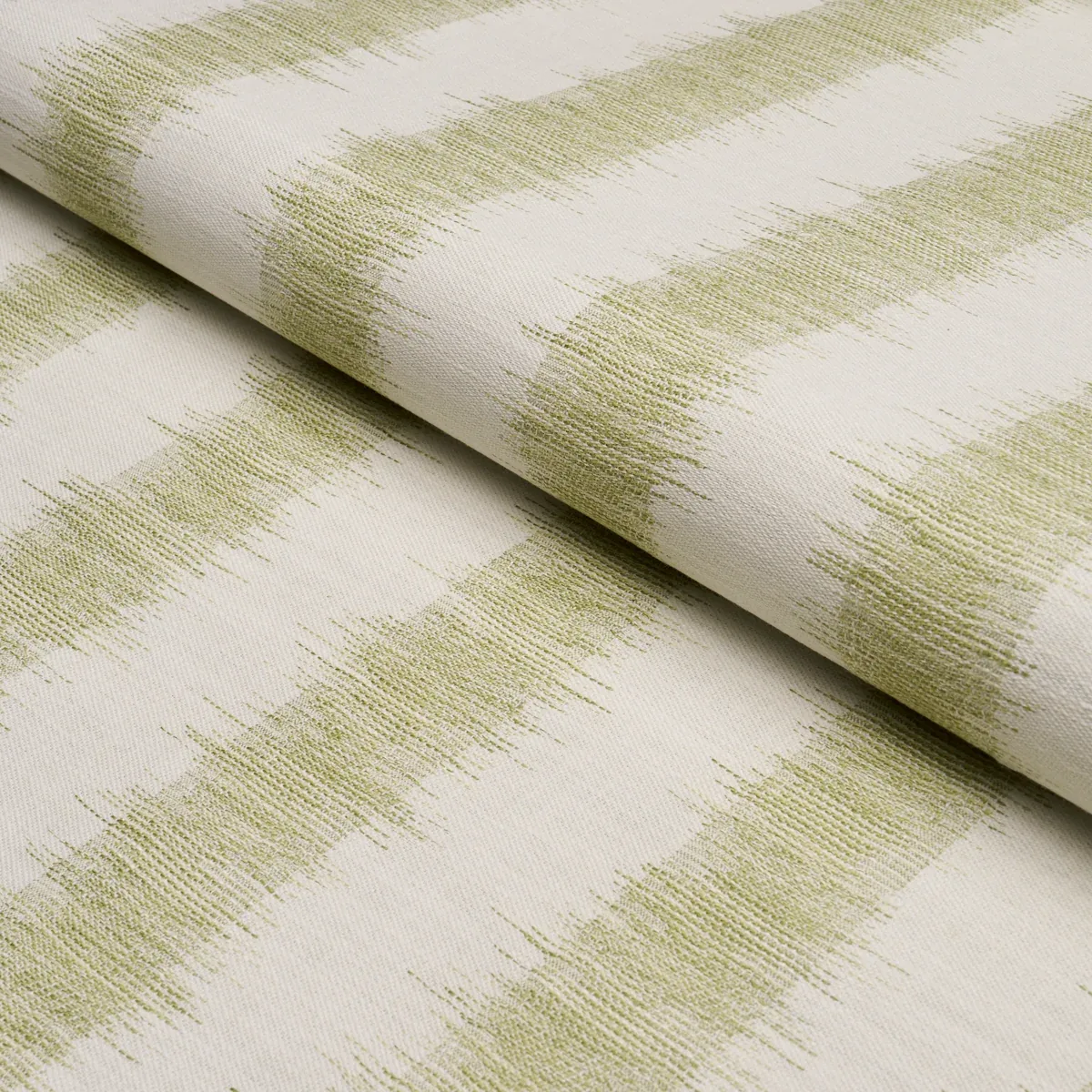 ATTLEBORO IKAT Fabric – LEAF | Schumacher | Wallpaper Twins ATTLEBORO IKAT fabric LEAF color by Schumacher